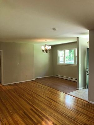 Chandelier, Empty room, Interior, Wood Texture Flooring