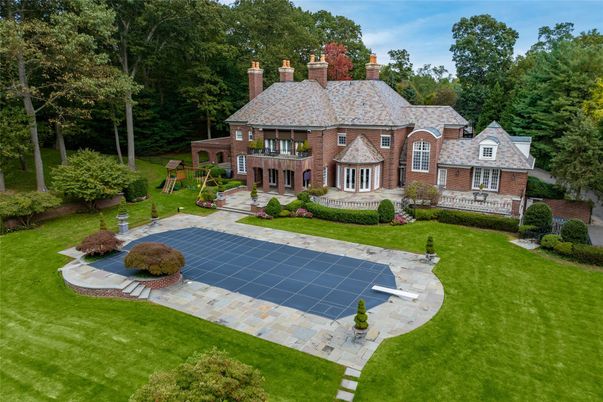 Backyard, Exterior, Facade, Brick Facade, Solar Panels, French Provincial