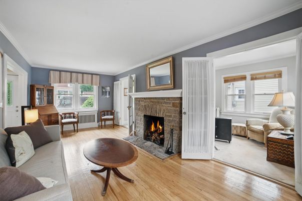 Fireplace, Interior, Living room, Wood Texture Flooring