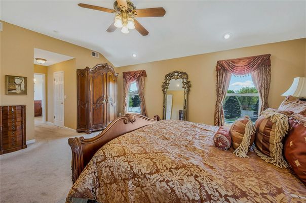 Bedroom, Interior, Recessed Lighting