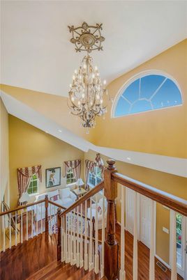 Chandelier, Interior, Wood Texture Flooring