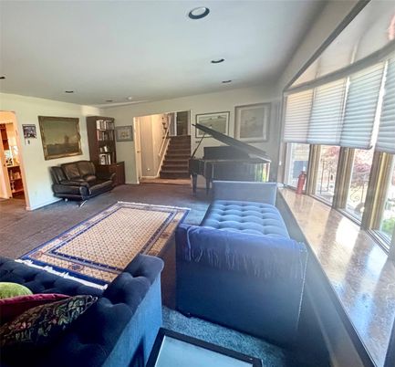 Interior, Living room, Piano, Recessed Lighting