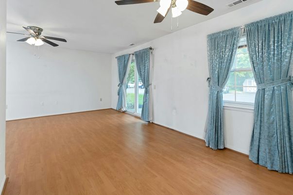 Empty room, Interior, Wood Texture Flooring