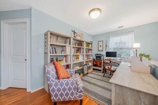 Home Office, Interior, Wood Texture Flooring