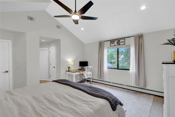 Bedroom, Home Office, Interior, Recessed Lighting