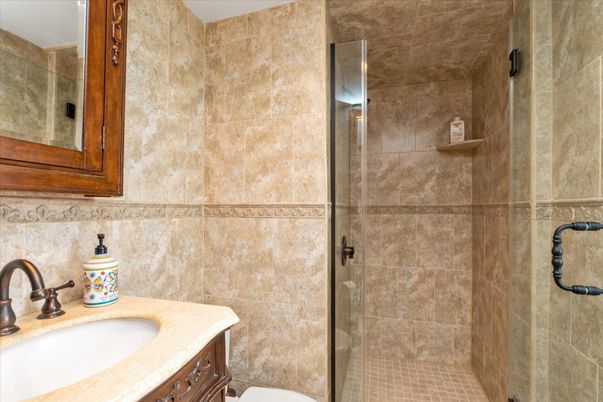 Bathroom, Glass Shower, Interior