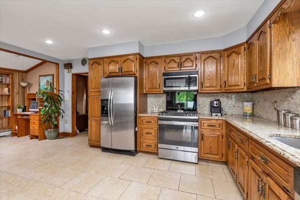 Interior, Kitchen, Recessed Lighting, Stainless Steel Appliances