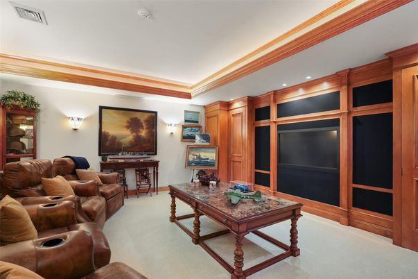 Home Theatre Room, Interior, Living room, Projection Screen, Recessed Lighting, Theatre Room