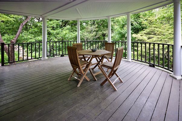 Exterior, Wood Texture Flooring