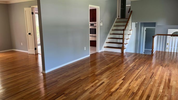 Empty room, Interior, Wood Texture Flooring