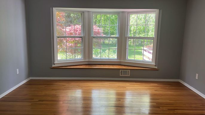 Empty room, Interior, Wood Texture Flooring
