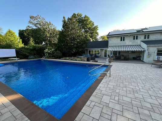 Exterior, Pool, Solar Panels