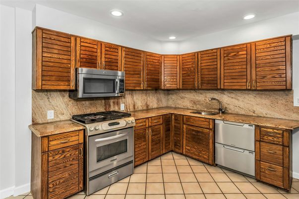 Interior, Kitchen, Recessed Lighting, Stainless Steel Appliances