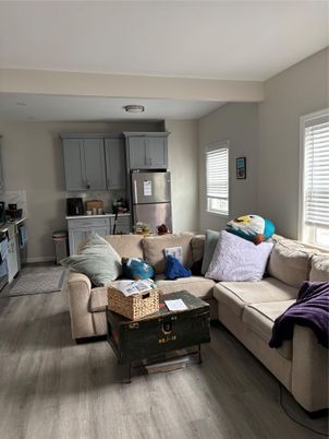 Interior, Kitchen, Living room, Wood Texture Flooring