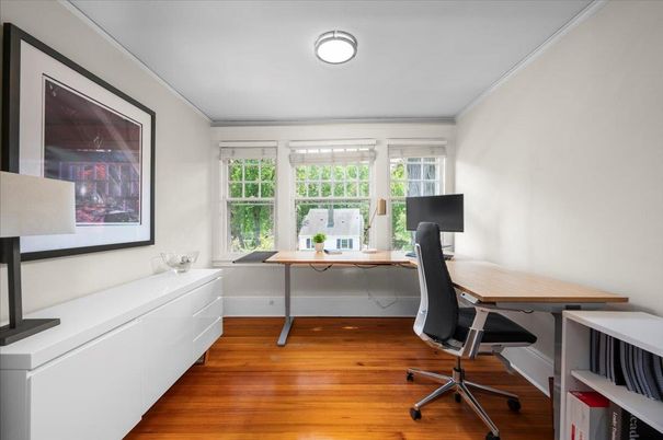 Home Office, Interior, Wood Texture Flooring