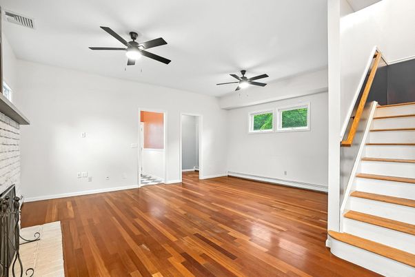 Empty room, Interior, Wood Texture Flooring