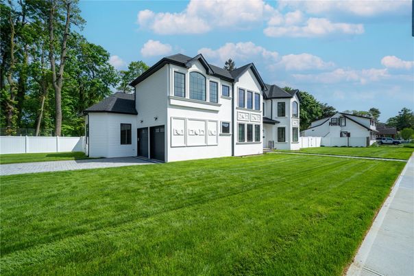 Attached, Backyard, Exterior, Facade, Farmhouse