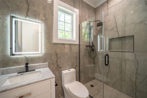 Bathroom, Glass Shower, Interior