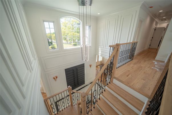 Interior, Pendant Lights, Recessed Lighting, Wood Texture Flooring
