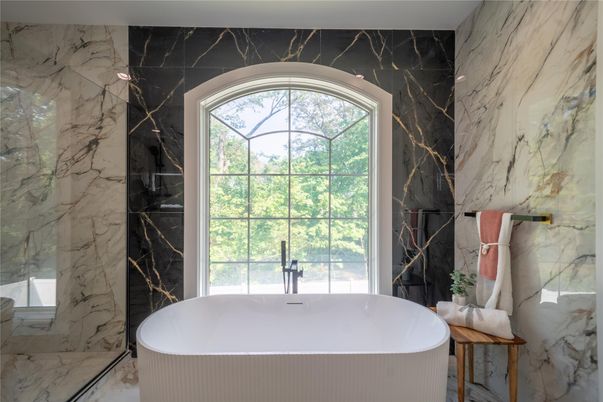 Bathroom, Free Standing Baths, Interior, Marble, Marble Walls