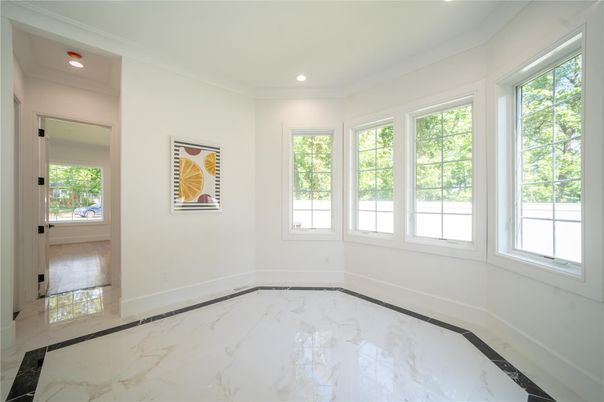 Empty room, Interior, Marble, Recessed Lighting