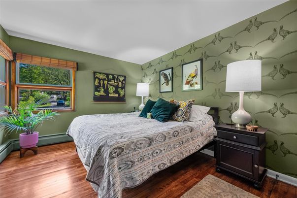 Bedroom, Interior, Wood Texture Flooring