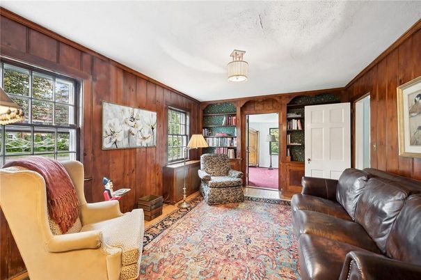 Interior, Living room, Wooden Walls