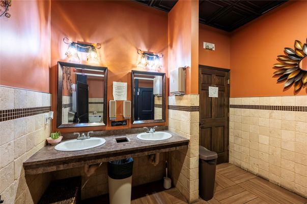 Bathroom, Dual Sink Vanities, Interior, Wood Texture Flooring
