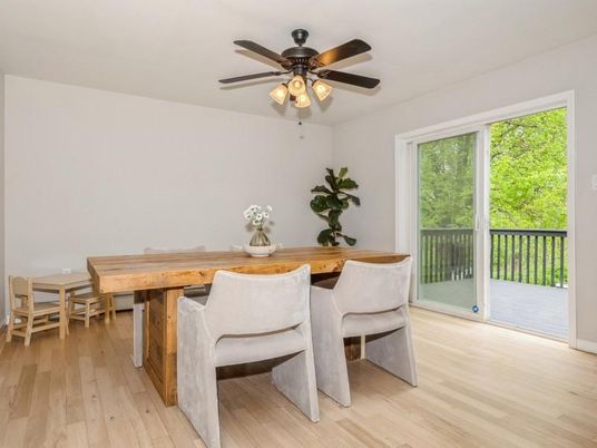 Dining room, Interior, Wood Texture Flooring