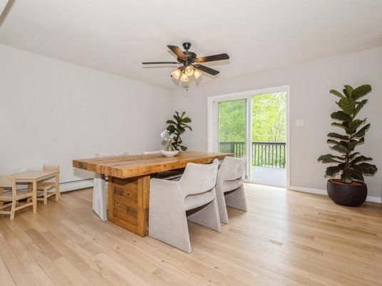 Dining room, Interior, Wood Texture Flooring