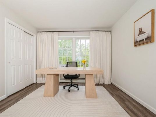 Home Office, Interior, Wood Texture Flooring