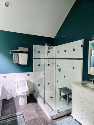 Bathroom, Glass Shower, Interior