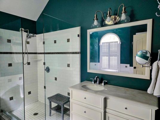 Bathroom, Glass Shower, Interior