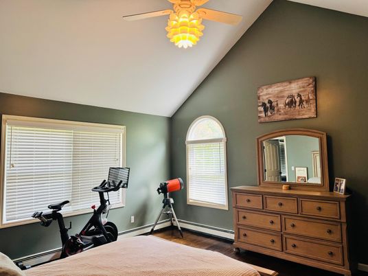 Fitness Equipment, Interior, Wood Texture Flooring