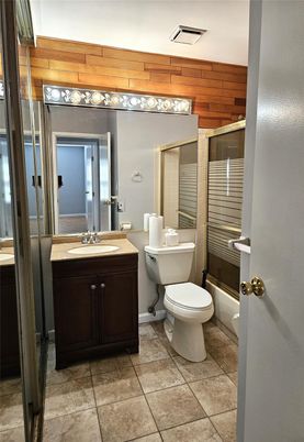 Bathroom, Interior, Wooden Walls