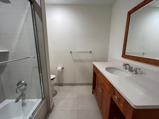 Bathroom, Dual Sink Vanities, Glass Shower, Interior