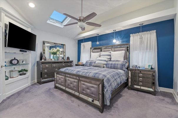 Bedroom, Interior, Recessed Lighting