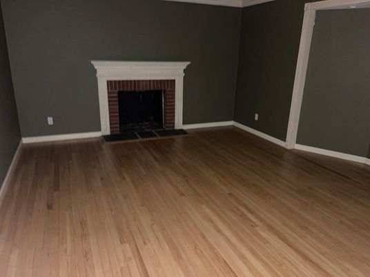 Empty room, Fireplace, Interior, Wood Texture Flooring