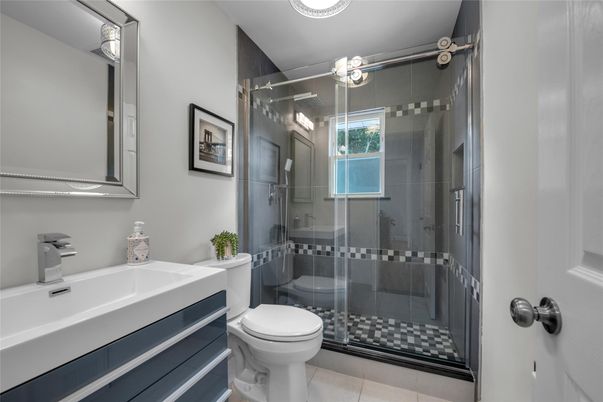 Bathroom, Glass Shower, Interior