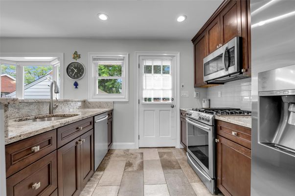 Interior, Kitchen, Recessed Lighting, Stainless Steel Appliances