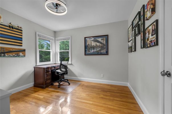 Home Office, Interior, Wood Texture Flooring