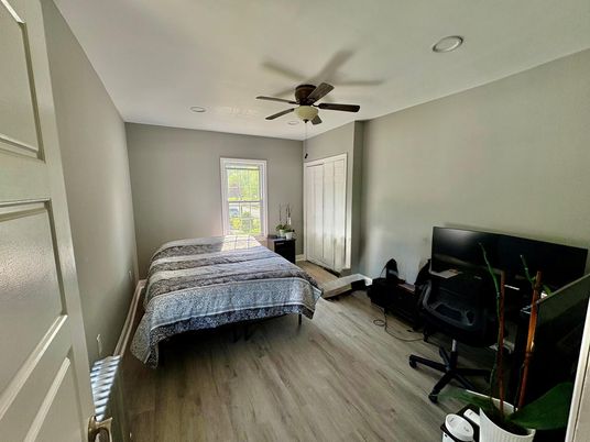 Bedroom, Home Office, Interior, Wood Texture Flooring