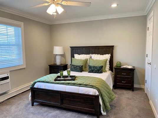 Bedroom, Interior, Recessed Lighting