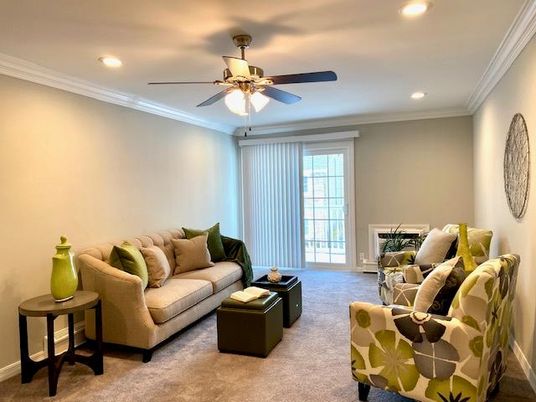 Interior, Living room, Recessed Lighting