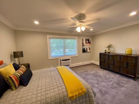 Bedroom, Interior, Recessed Lighting