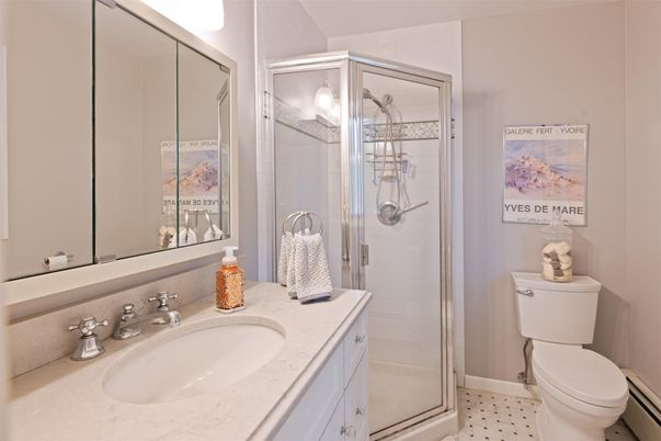 Bathroom, Glass Shower, Interior