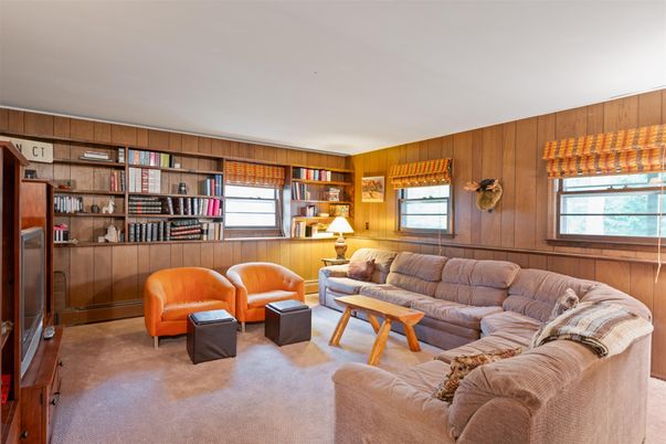 Interior, Living room, Wooden Walls