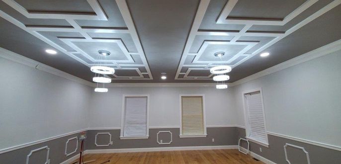 Interior, Pendant Lights, Recessed Lighting, Wood Texture Flooring