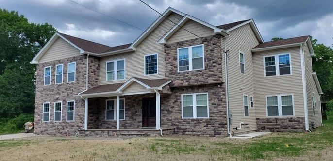 Exterior, Facade, Brick Facade, Rowhouse