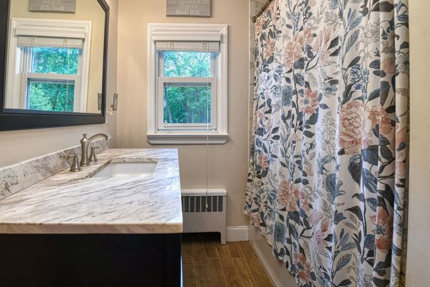 Bathroom, Interior, Wood Texture Flooring